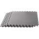 Puzzelmatten Grijs - met afwerkingsrand 4 stuks van 60x60x1.2cm Puzzelmatten Grijs - met afwerkingsrand 4 stuks van 60x60x1.2cm